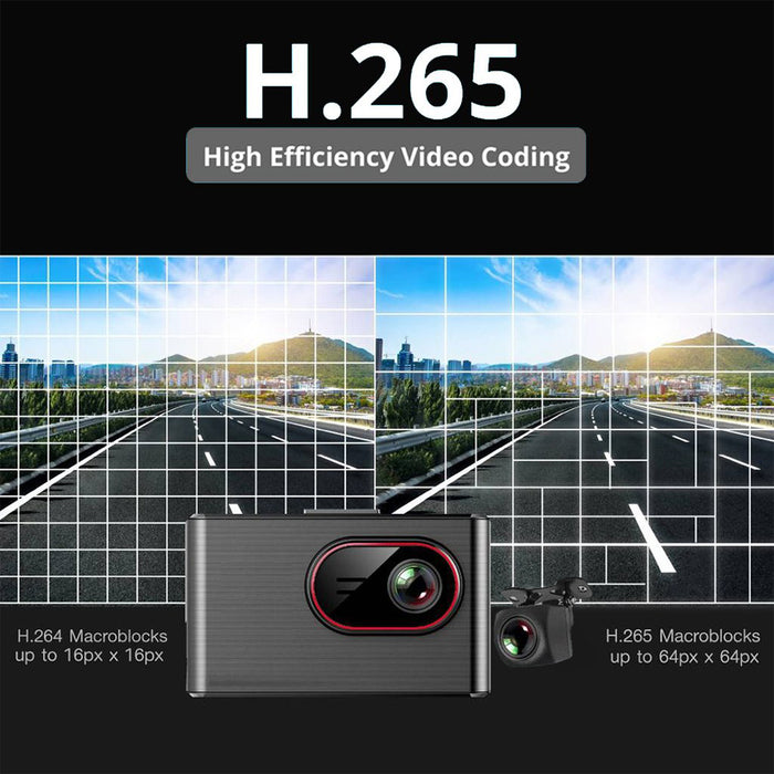 WIFI 2nd Gen 2K Quad (4) Pinnacle Touch Screen Dash Cam System