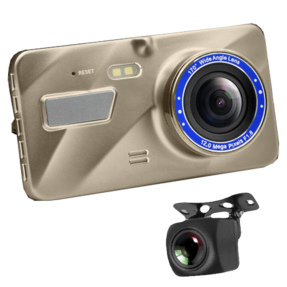 4th Gen Dual DVR Dash Cam with Touch Screen - 2 Cam System