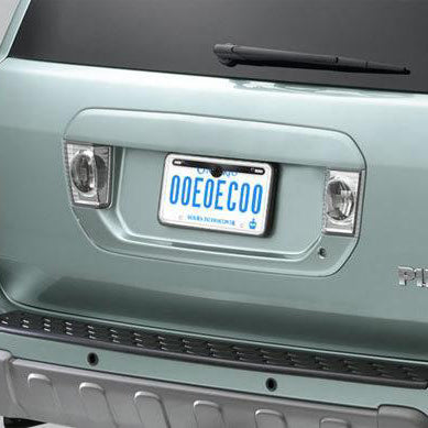 Top Dawg Wired License Plate Backup Cam