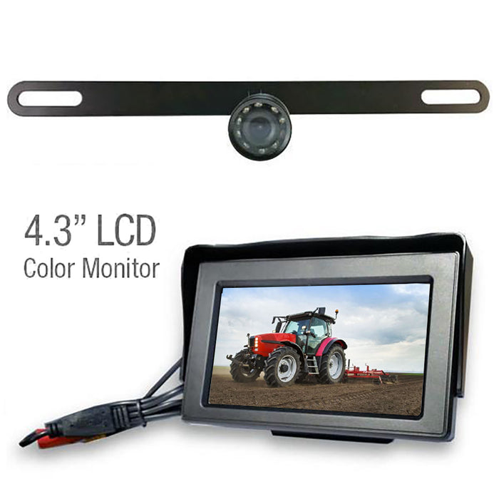 Top Dawg Wired License Plate Backup Cam