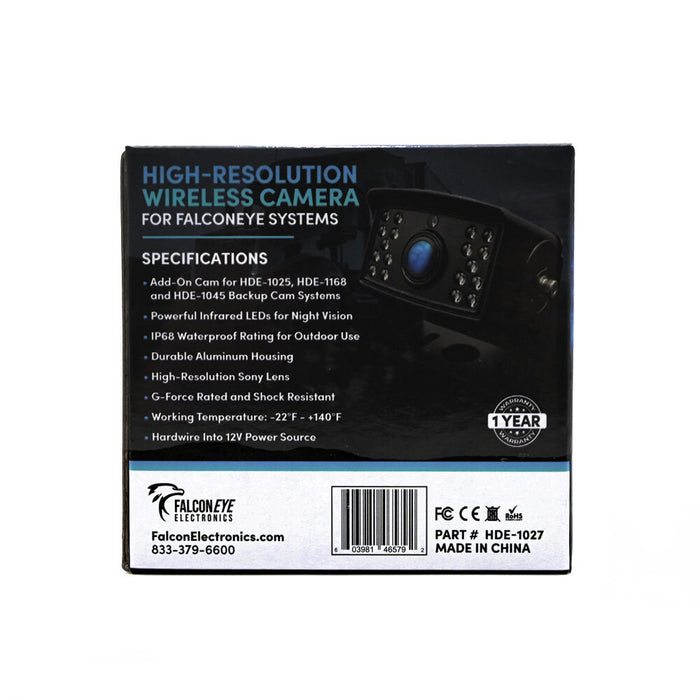 Digital Wireless HD Camera for 2-4 Cam Wireless DVR System (w/ 18 IR lights)