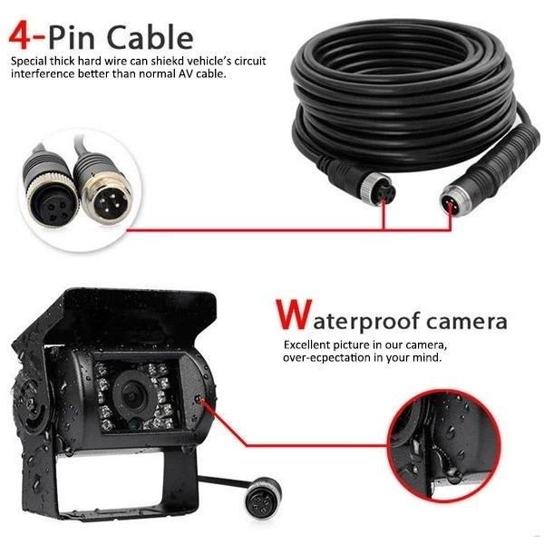 1st Gen Wired Backup Camera for Trucks, Heavy Duty, 7" LCD - DISCONTINUED