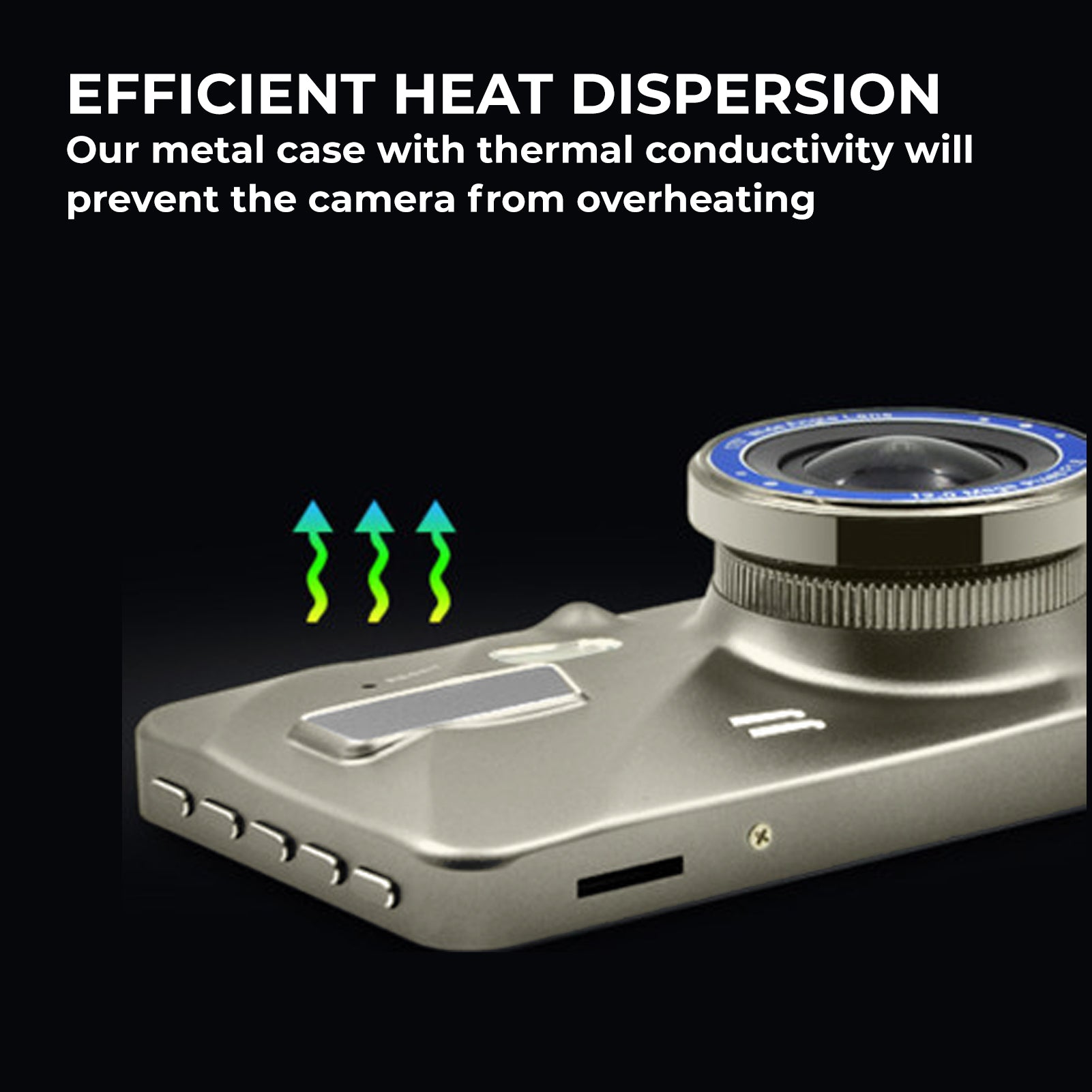 4th Gen Dual DVR Dash Cam with Touch Screen - 2 Cam System