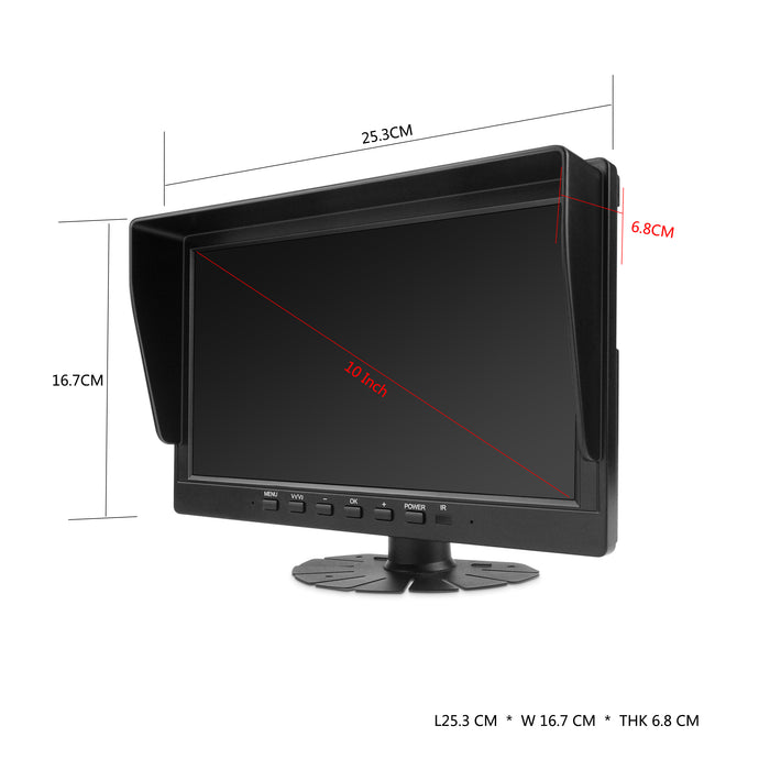 DISCONTINUED 2nd Gen WIRED DVR Camera System with 10" LCD