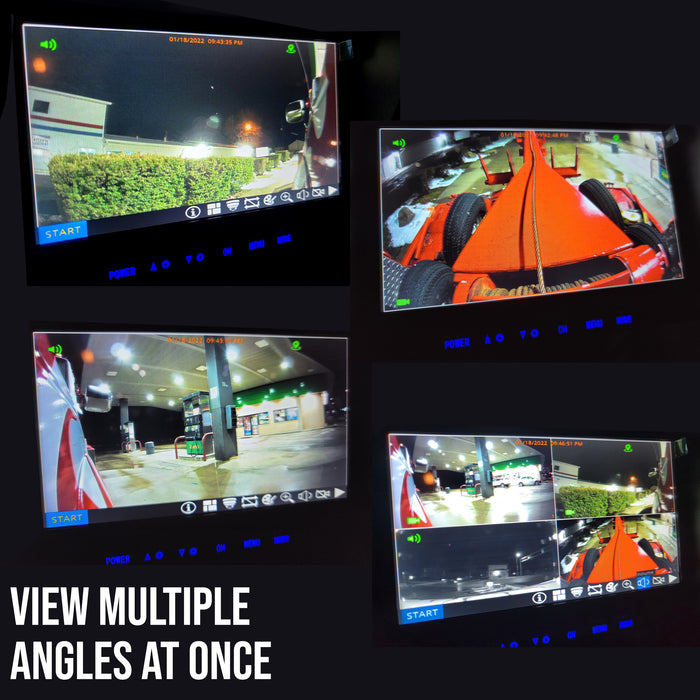 Top Dawg Black Box 1080P Dash Cam, 2-4 Cam MDVR System, For Fleets/ Truckers