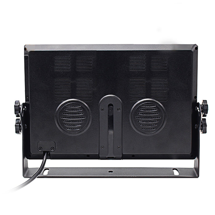 Monitor 9" Quad Screen WIRED LCD with DVR (Replacement 9" LCD, no cameras)