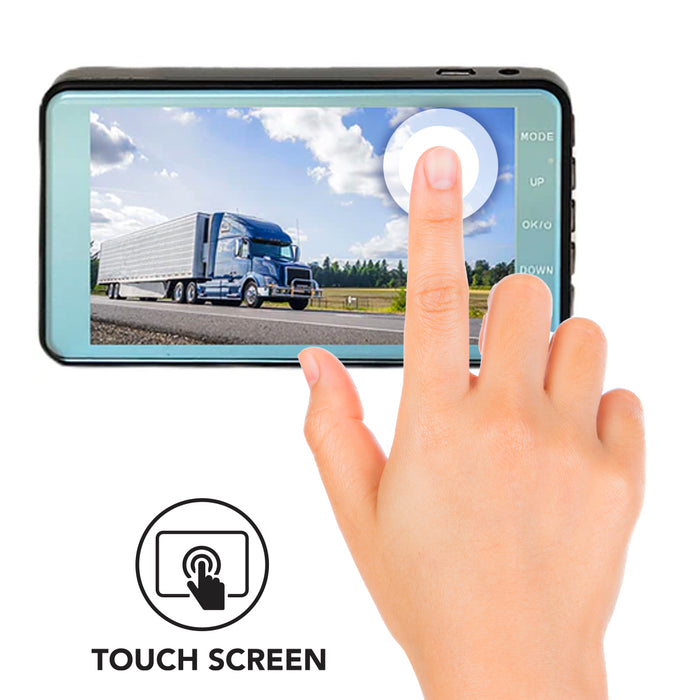 Prime Gold AHD Dash Cam with Touch Screen