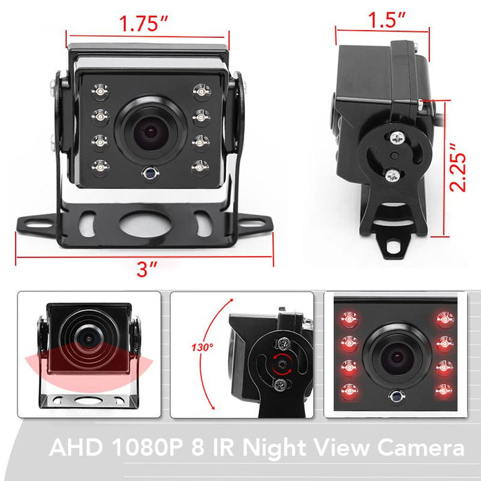 Top Dawg EagleEye Waterproof 7in Monitor with 1080P Waterproof Wired Backup Camera