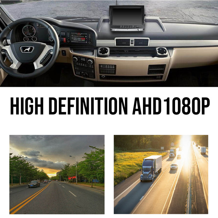 Top Dawg 9 inch Monitor with 1080P Wired Backup Camera System