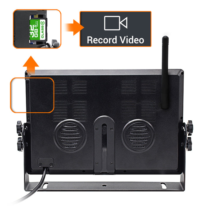 Top Dawg 9 inch Monitor with 1080P Wired Backup Camera System