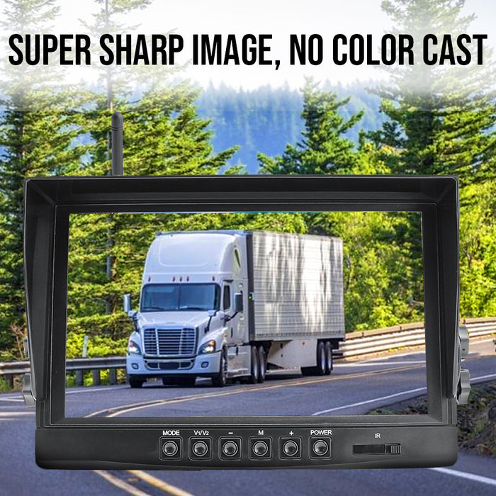 Top Dawg 9 inch Monitor with 1080P Wired Backup Camera System