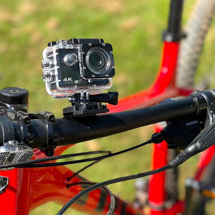 TD Platinum 4K Sports Cam - Action Cam with 10+ Mounts Included, Long Battery Life