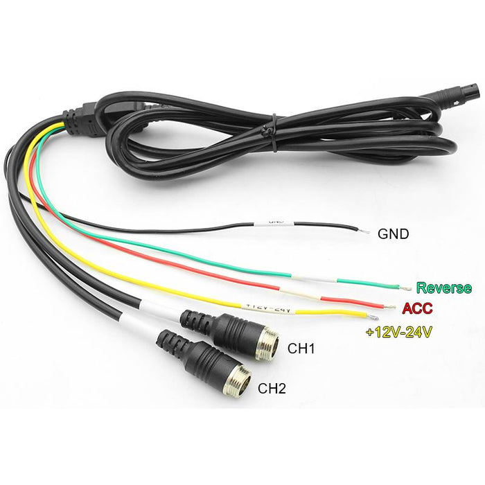Top Dawg 7in Monitor with 1080P Wired Backup Camera System