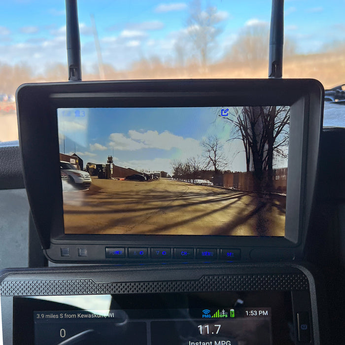 Top Dawg 2nd Gen Wireless Backup Camera System with 7 inch LCD - Up to 4 Cameras