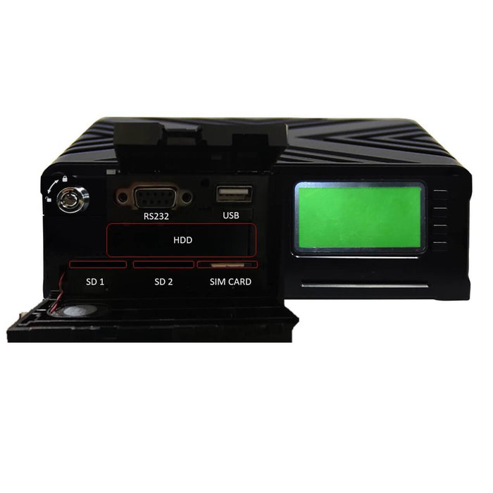 4G MNVR (BLACKBOX ONLY) 3-8 Cam DVR System with Live Streaming, GPS, *WIFI & More!