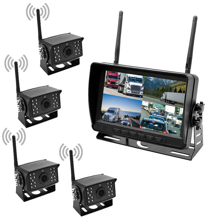Top Dawg 2nd Gen Wireless Backup Camera System with 7 inch LCD - Up to 4 Cameras
