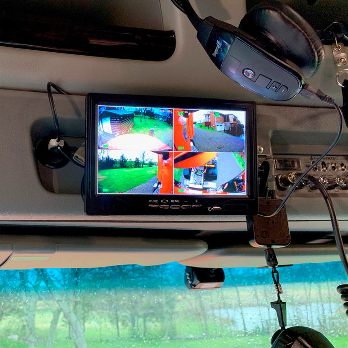 Top Dawg Zenith Multi-Cam 1 to 4 1080P DVR System w/ 7" LCD! Record & View up to 4 Viewpoints