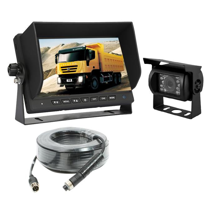 1st Gen Wired Backup Camera for Trucks, Heavy Duty, 7" LCD - DISCONTINUED