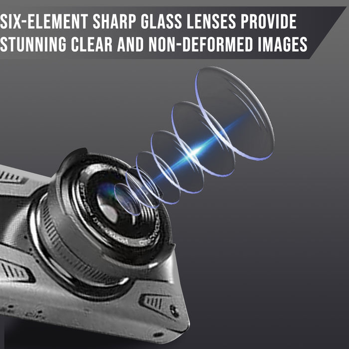 DISCONTINUED TD Prime 1080P 1-2 Cam Dash Cam - Includes 1 Cam, can add 2nd 1080P Cam