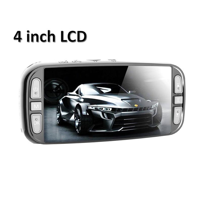 4K Dual (2) Pinnacle Touch Screen WIFI/GPS Dash Cam System