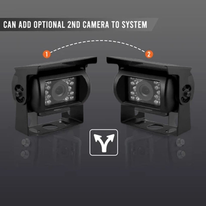 1st Gen Wired Backup Camera for Trucks, Heavy Duty, 7" LCD - DISCONTINUED