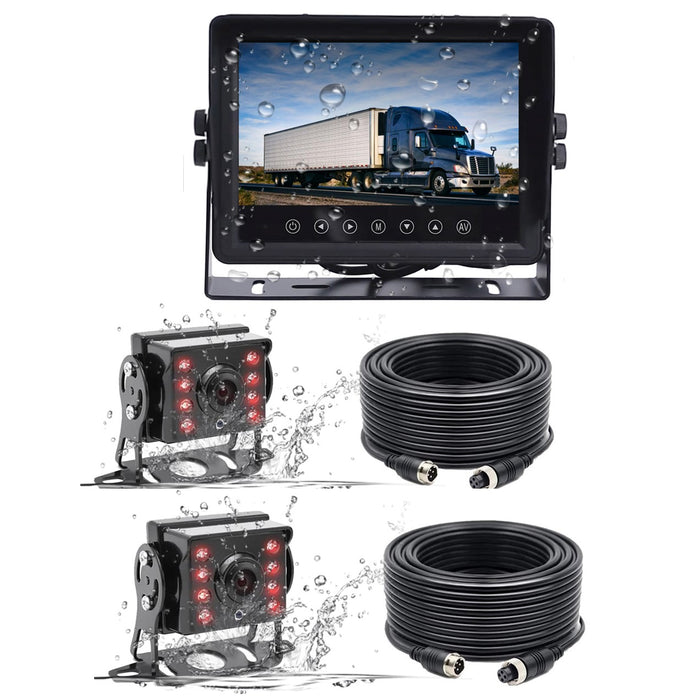 Top Dawg EagleEye Waterproof 7in Monitor with 1080P Waterproof Wired Backup Camera