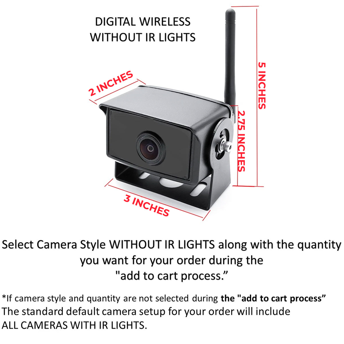 Top Dawg 2nd Gen DIGITAL Heavy Duty Wireless Camera System with 9 Inch LCD
