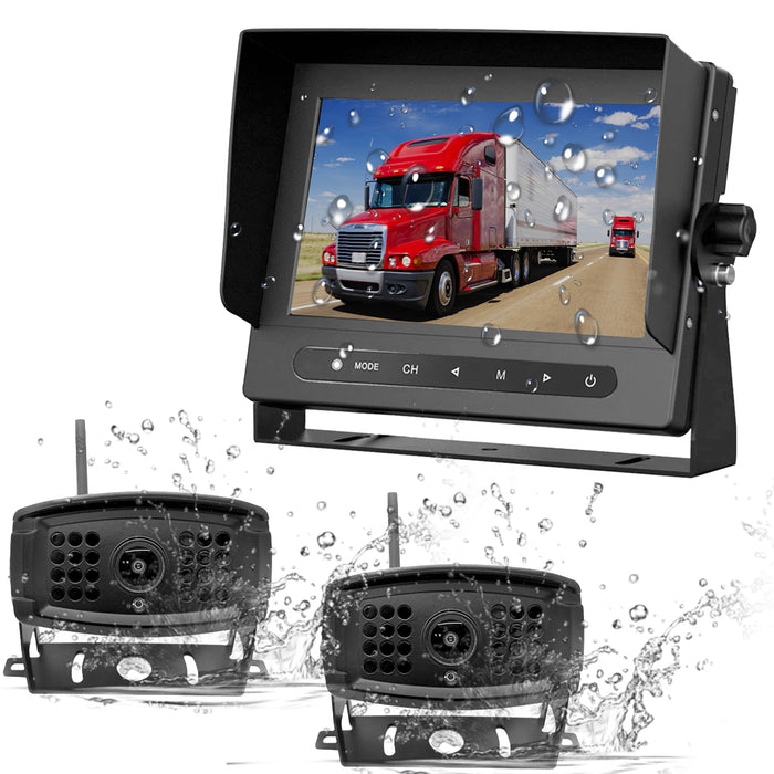 TopDawg EagleEye WATERPROOF WIRELESS Backup Cam System with Waterproof IP67 7inch LCD