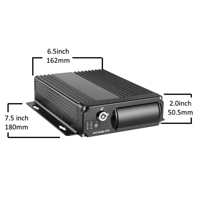 MDVR 2-4 BLACK BOX ONLY - NON 4G/WIFI