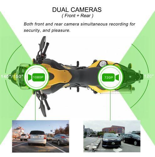 MotoProCam2 - Waterproof Dual Motorcycle Cam System w/ WIFI
