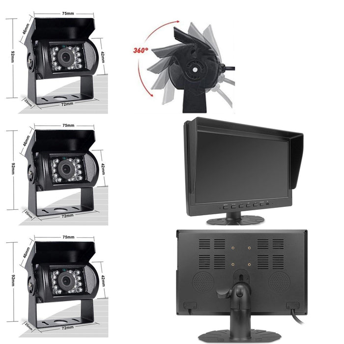 DISCONTINUED 2nd Gen WIRED DVR Camera System with 10" LCD