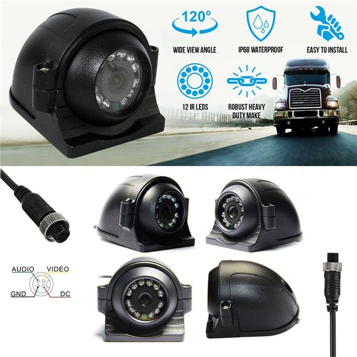 1080P Aerodynamic Side View Mount Cam with IR Lights