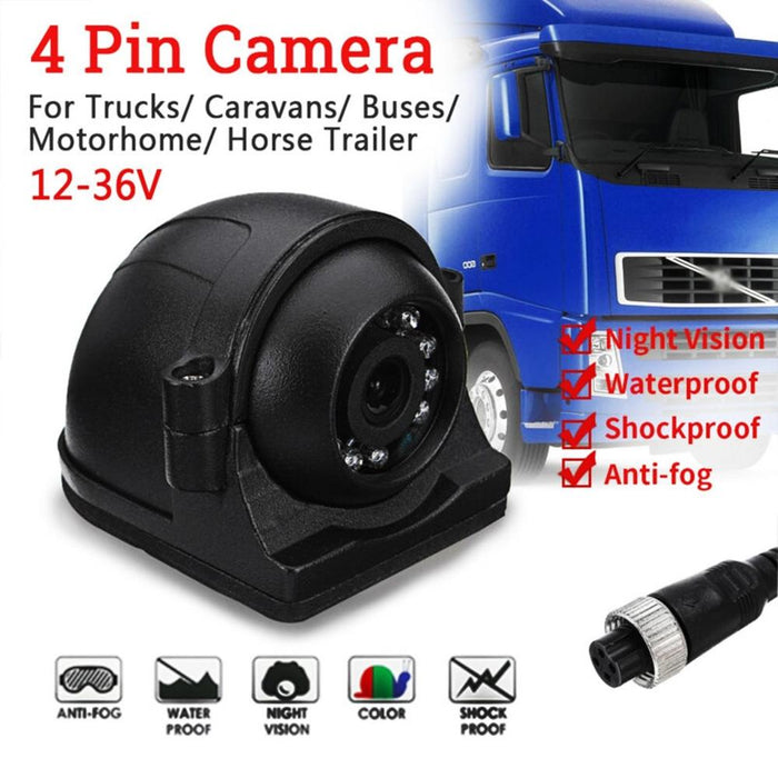 1080P Aerodynamic Side View Mount Cam with IR Lights