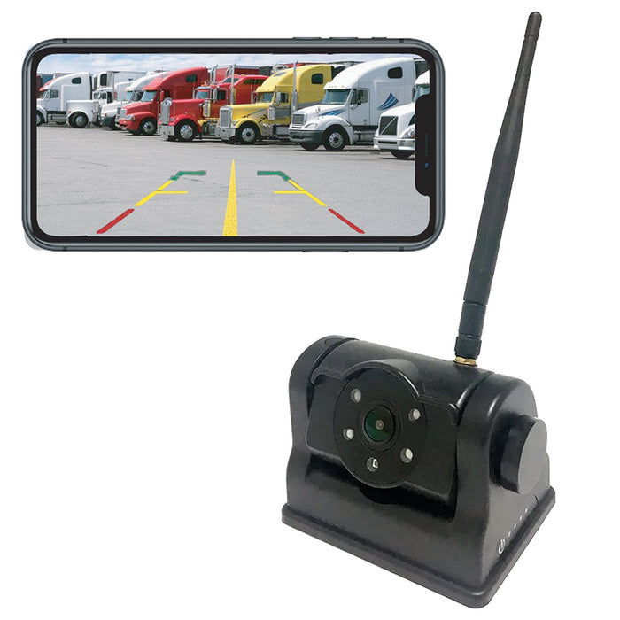 Heavy Duty WIFI Backup Camera with Built-In Battery & Magnet