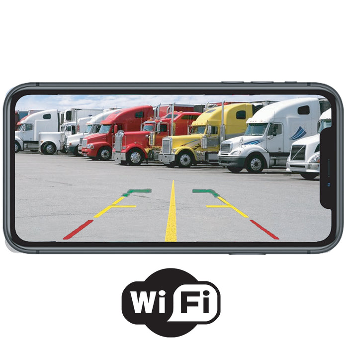 Heavy Duty WIFI Backup Camera with Built-In Battery & Magnet